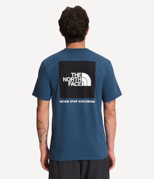 Футболка S/S Box NSE Tee NEW (Мужской; M; Shady Blue / TNF Black)